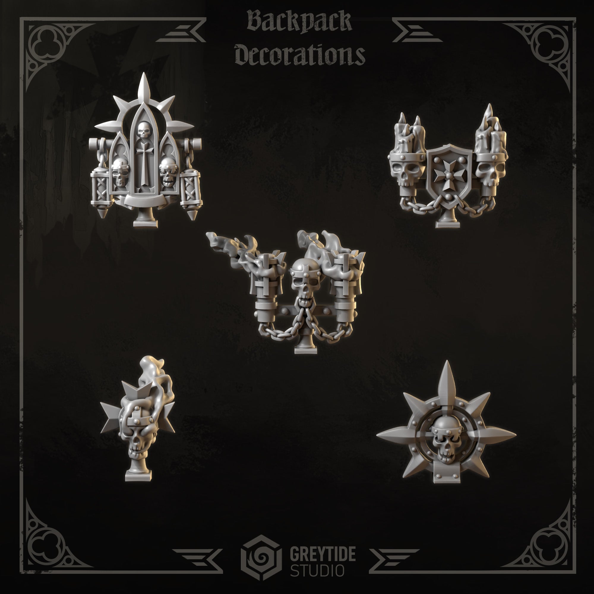 Eternal Crusaders Big Backpack Decorations