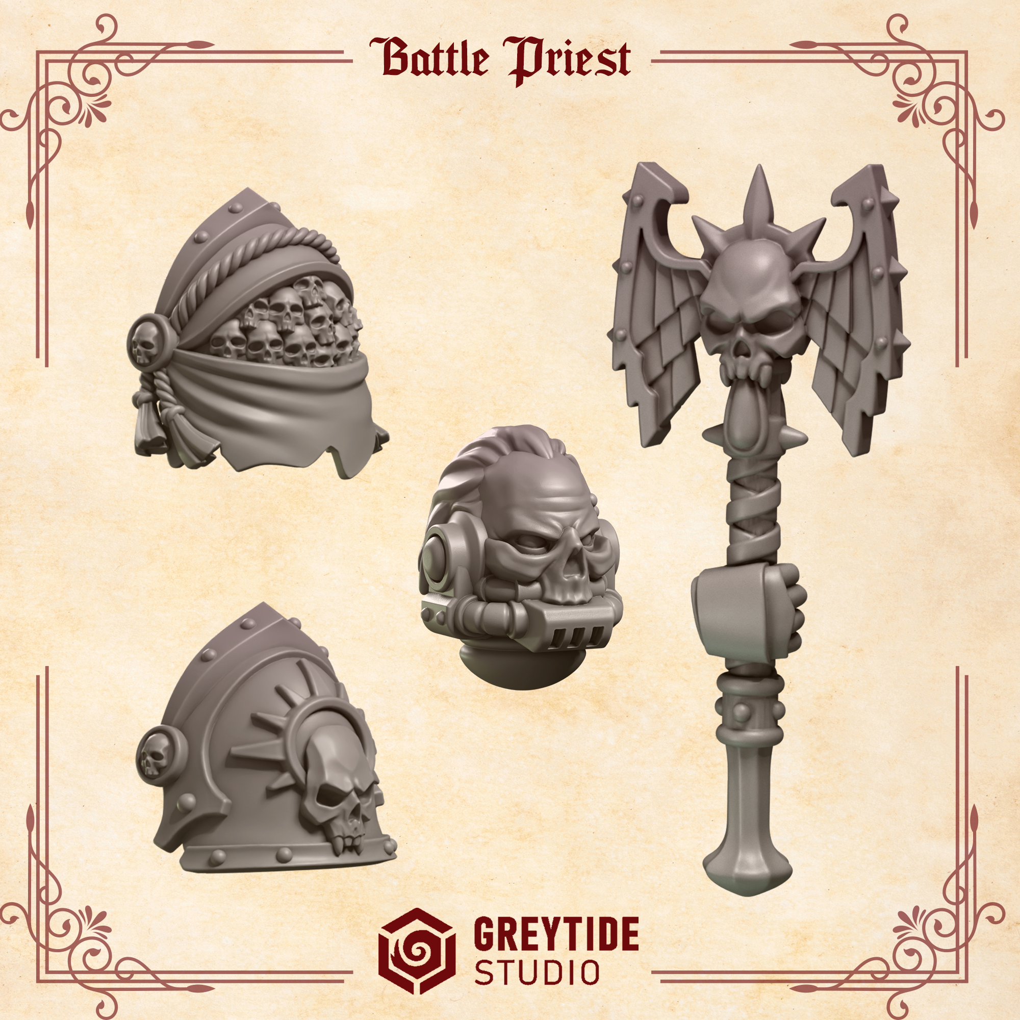 Crimson Lords Battle Priest Pack