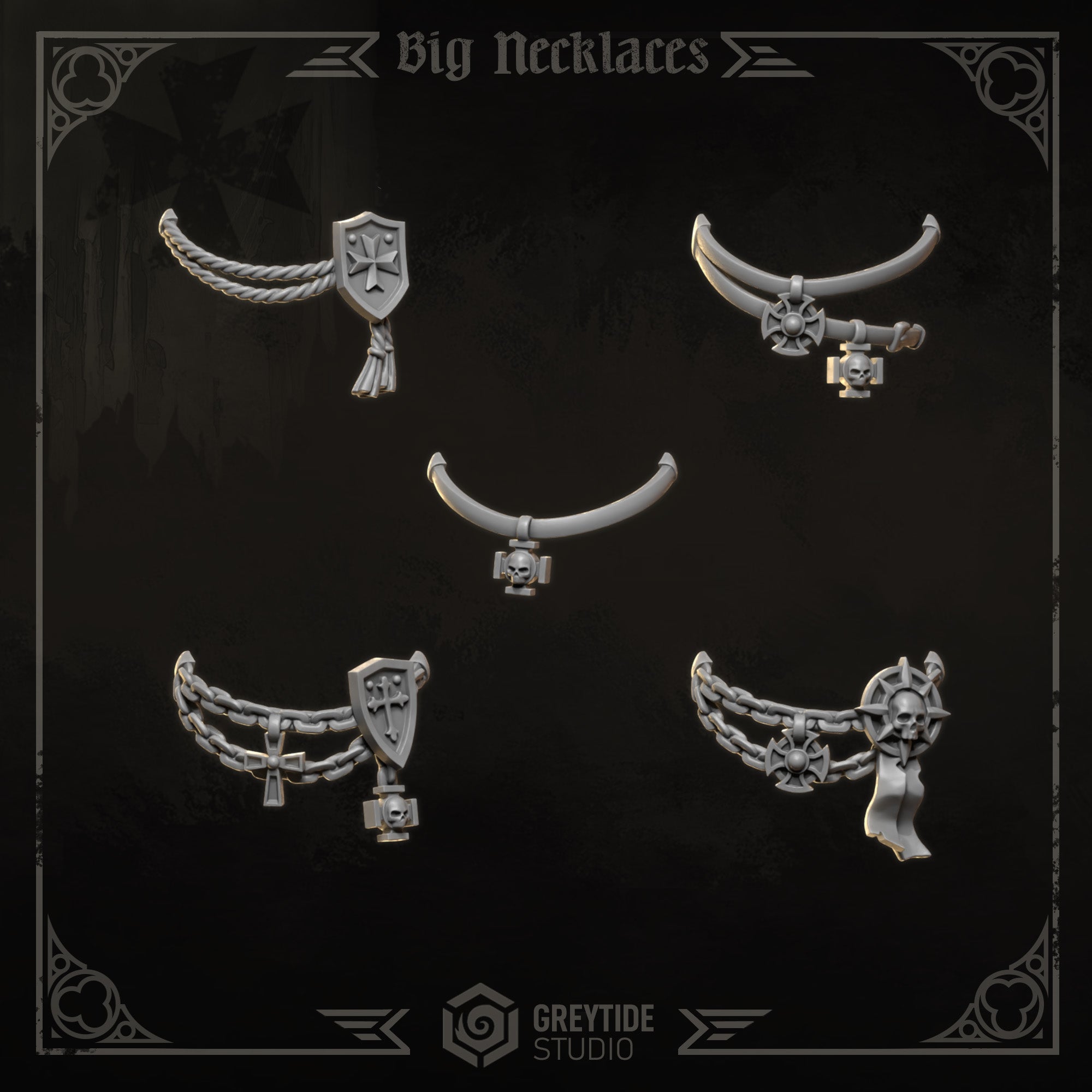 Eternal Crusaders Big Necklaces