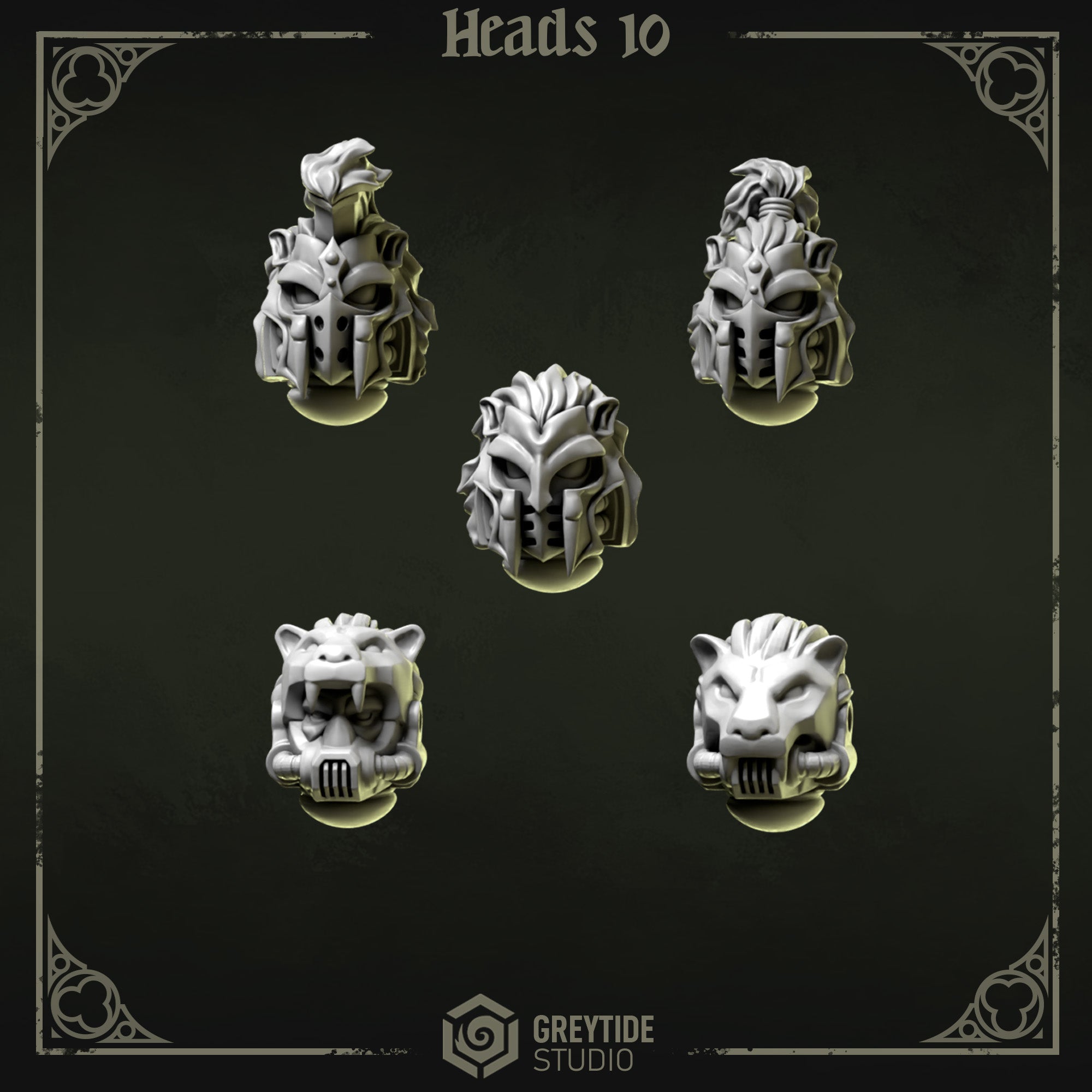 Lions Pride/Eternal Crusaders Heads