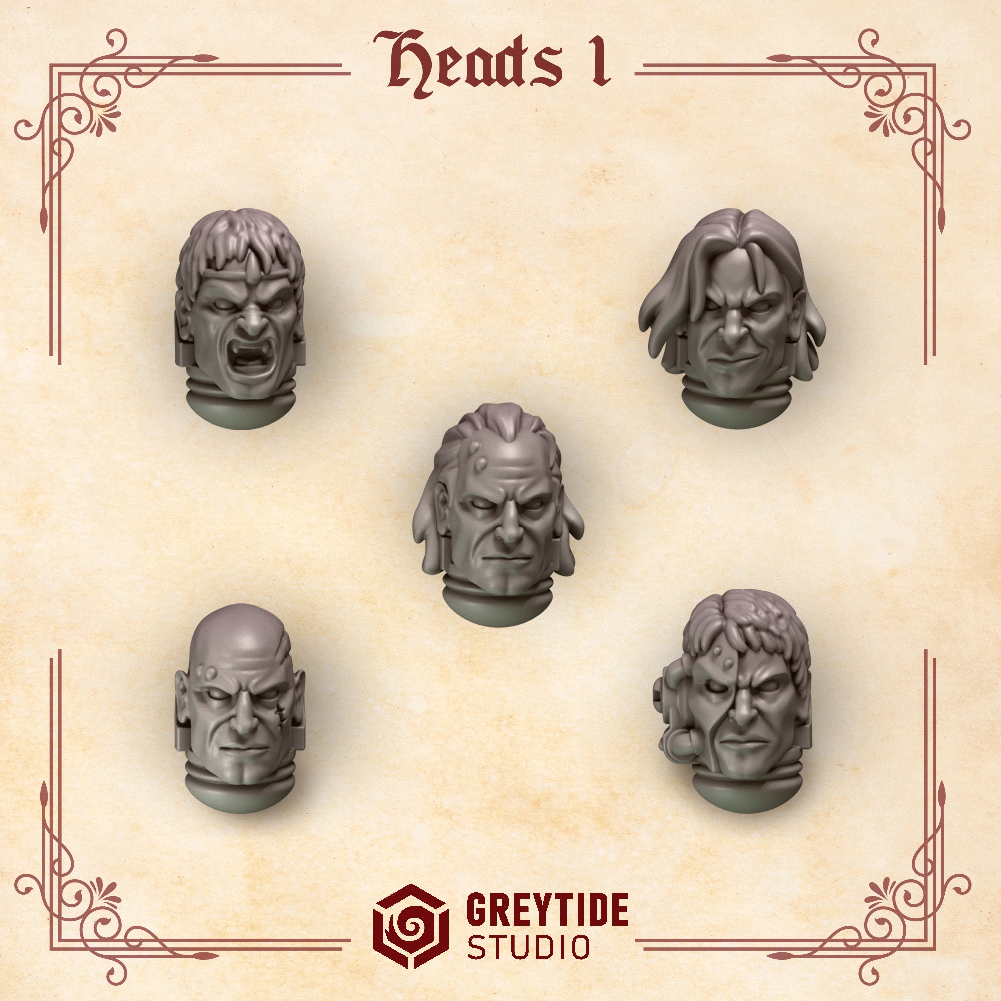 Crimson Lords Heads