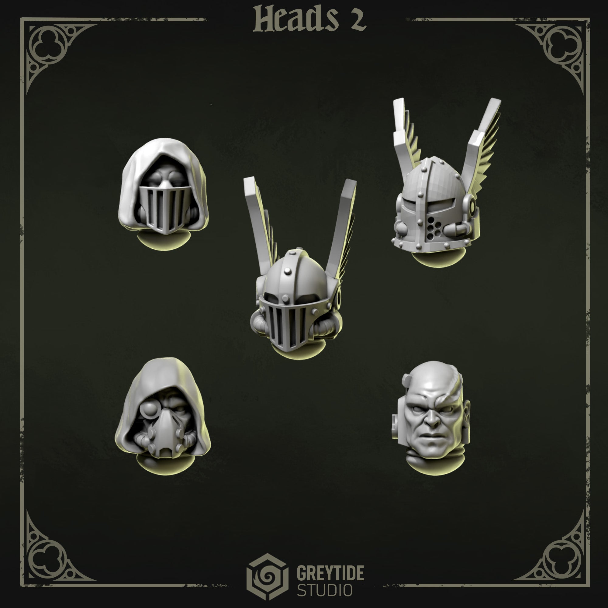 Lions Pride/Eternal Crusaders Heads