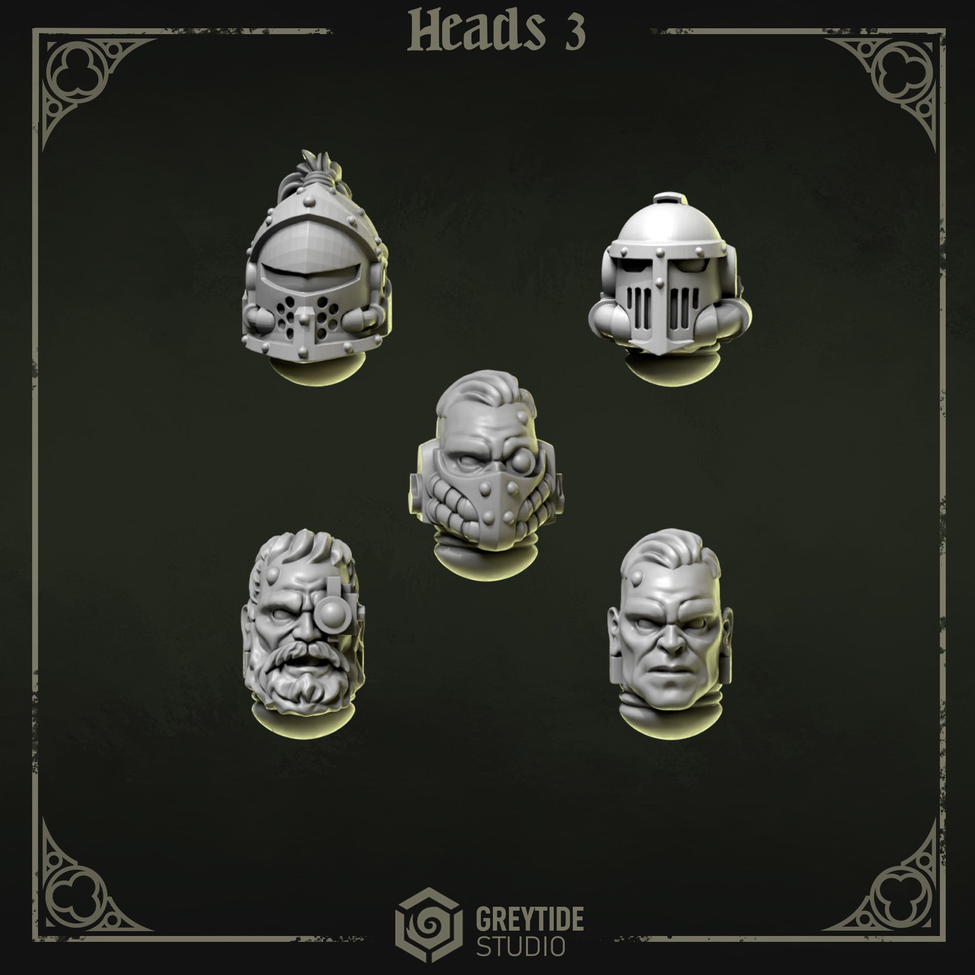 Lions Pride/Eternal Crusaders Heads