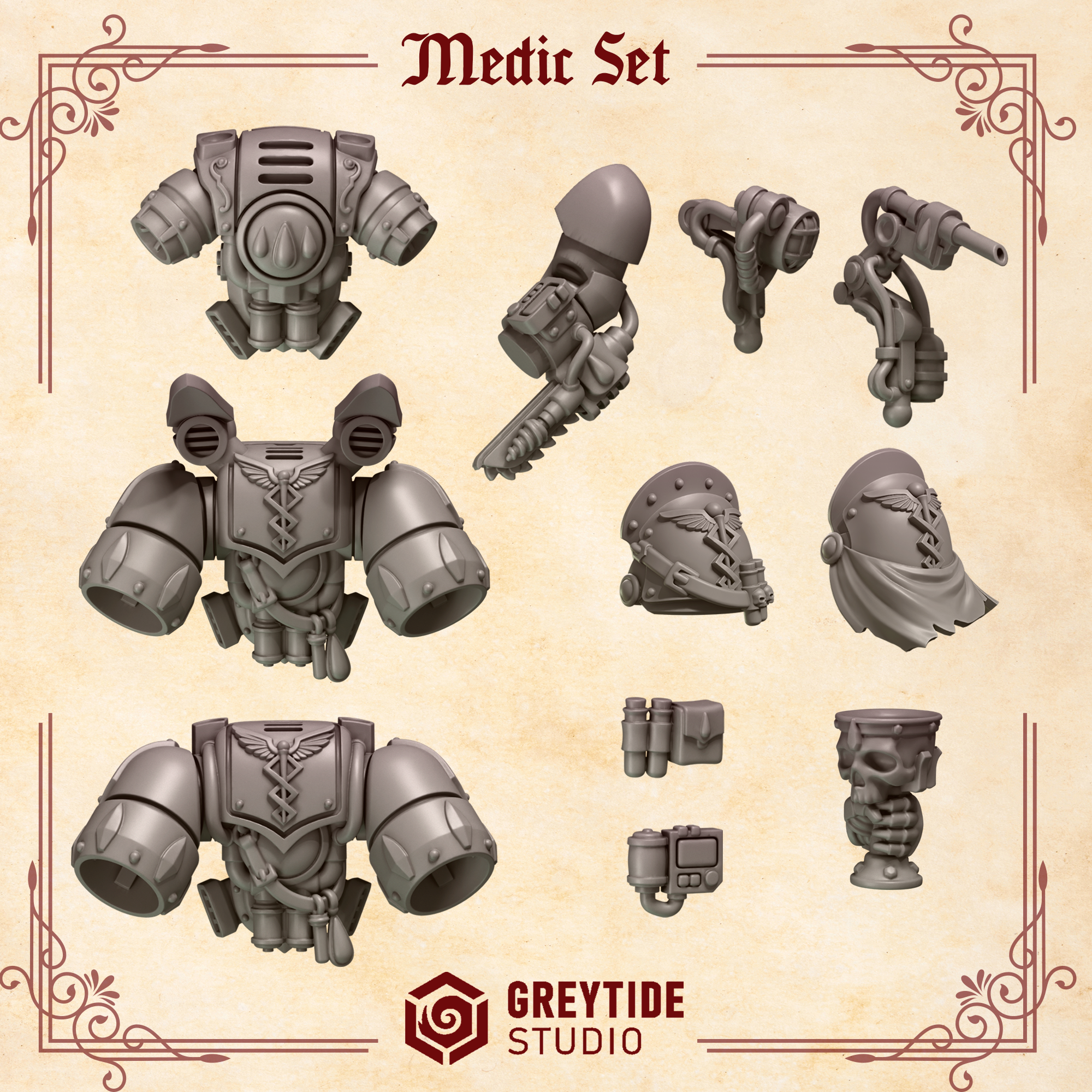 Crimson Lords Medic Set