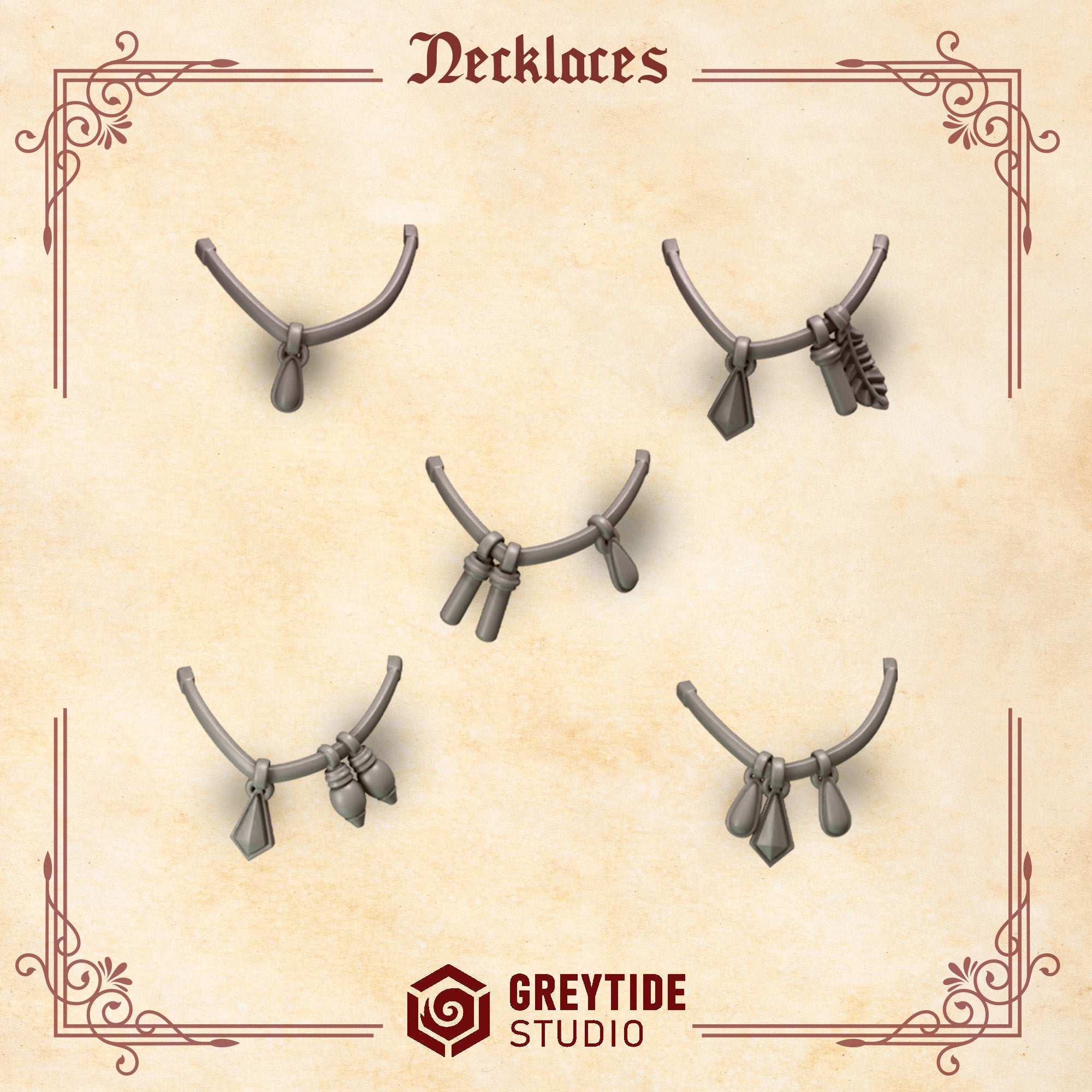 Crimson Lords Necklaces