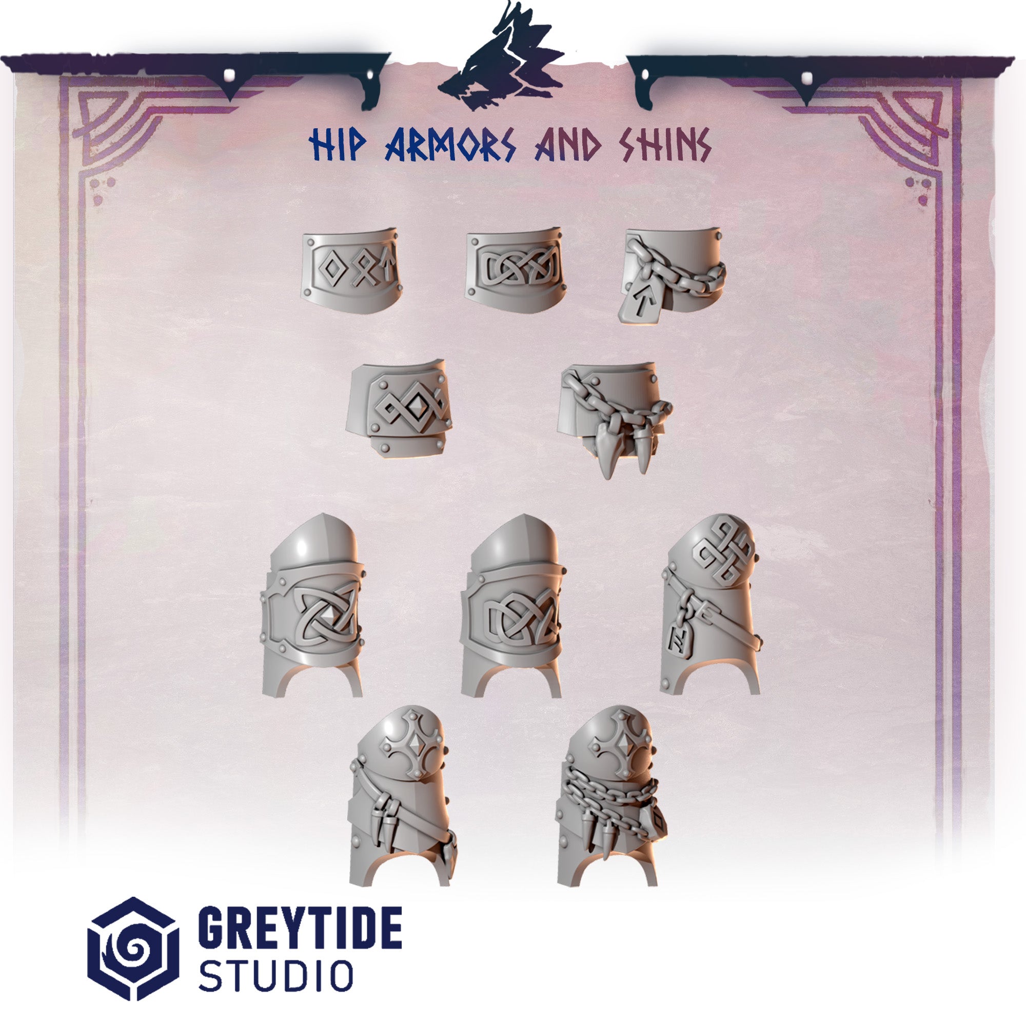 Primal Hounds Hip and Shin Armors