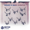 Primal Hounds Necklaces & Greaves Decorations