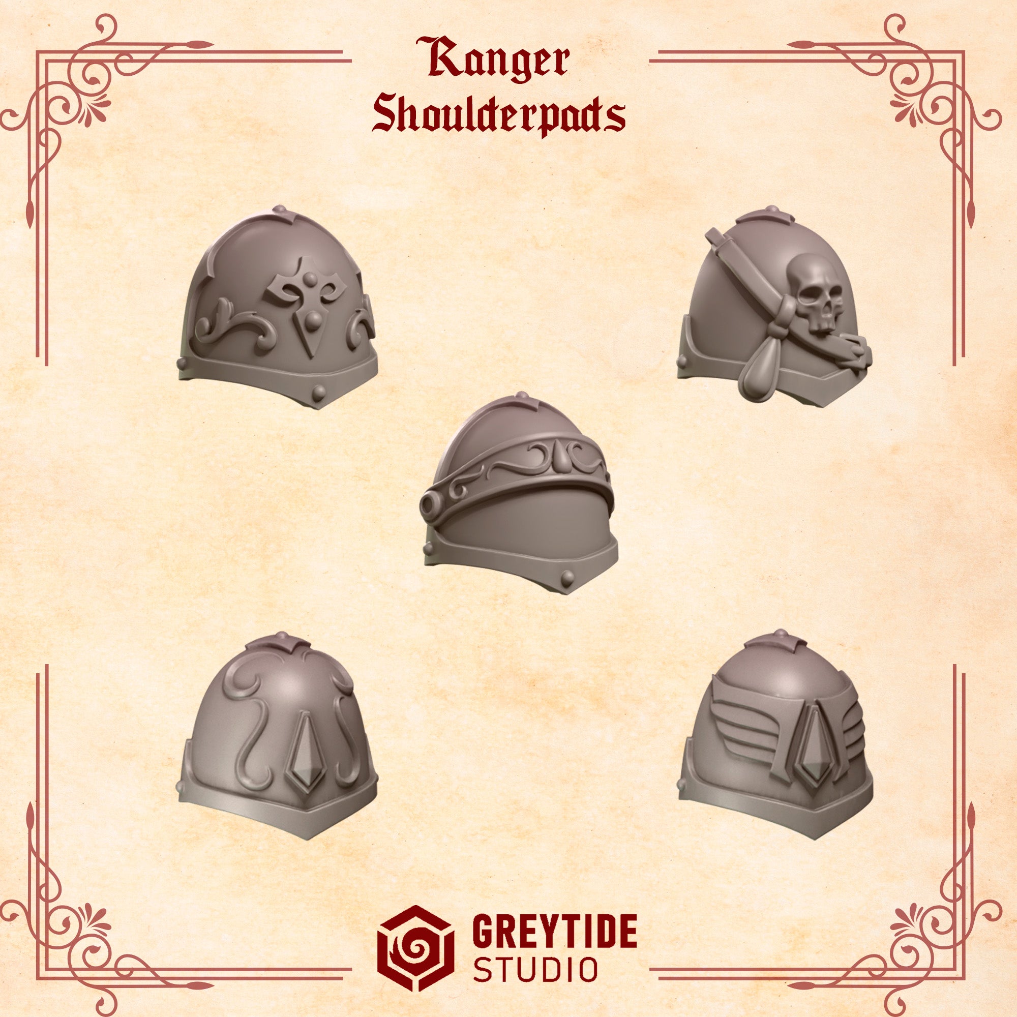 Crimson Lords Ranger Shoulderpads