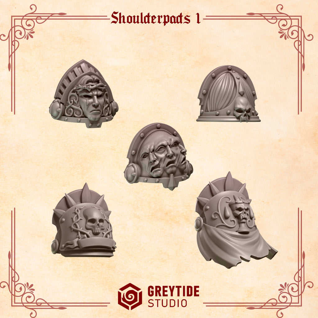 Crimson Lords Shoulderpads