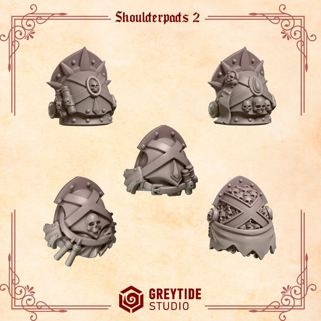 Crimson Lords Shoulderpads