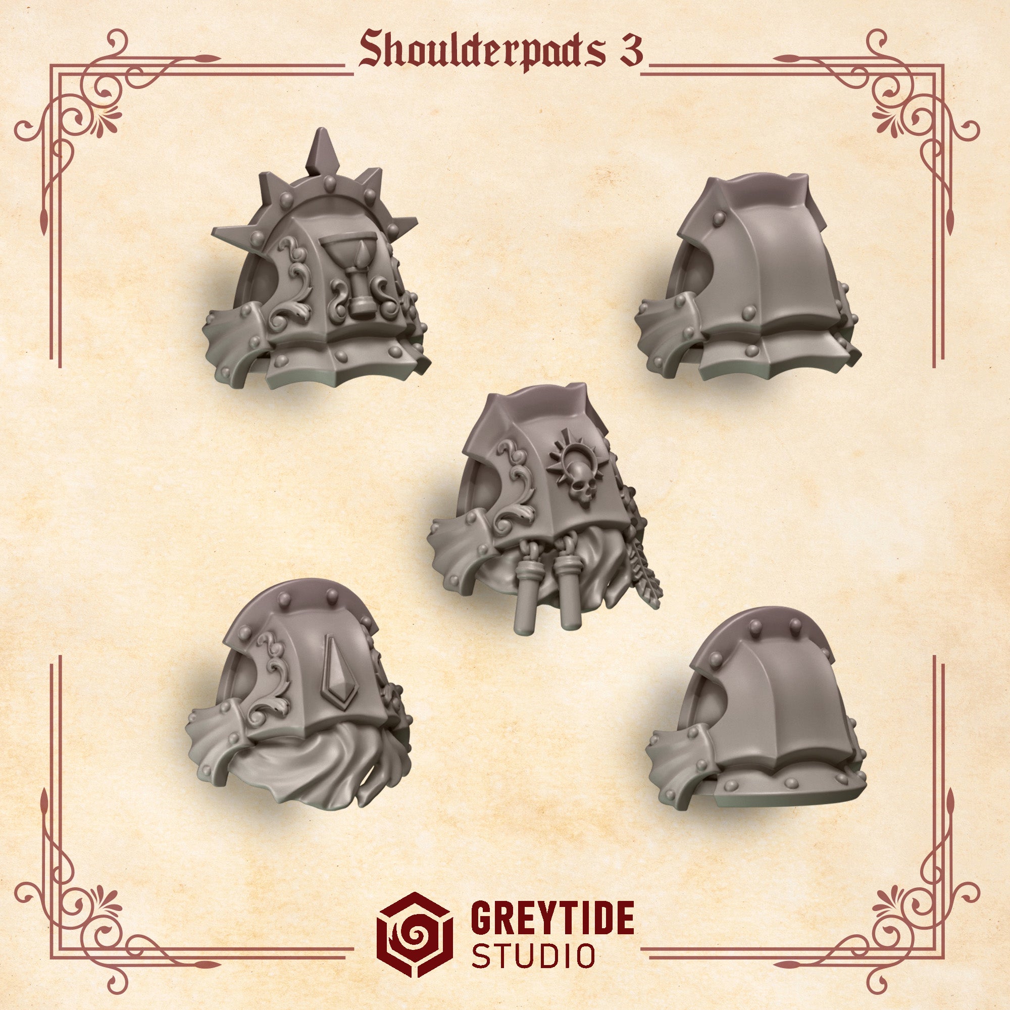 Crimson Lords Shoulderpads