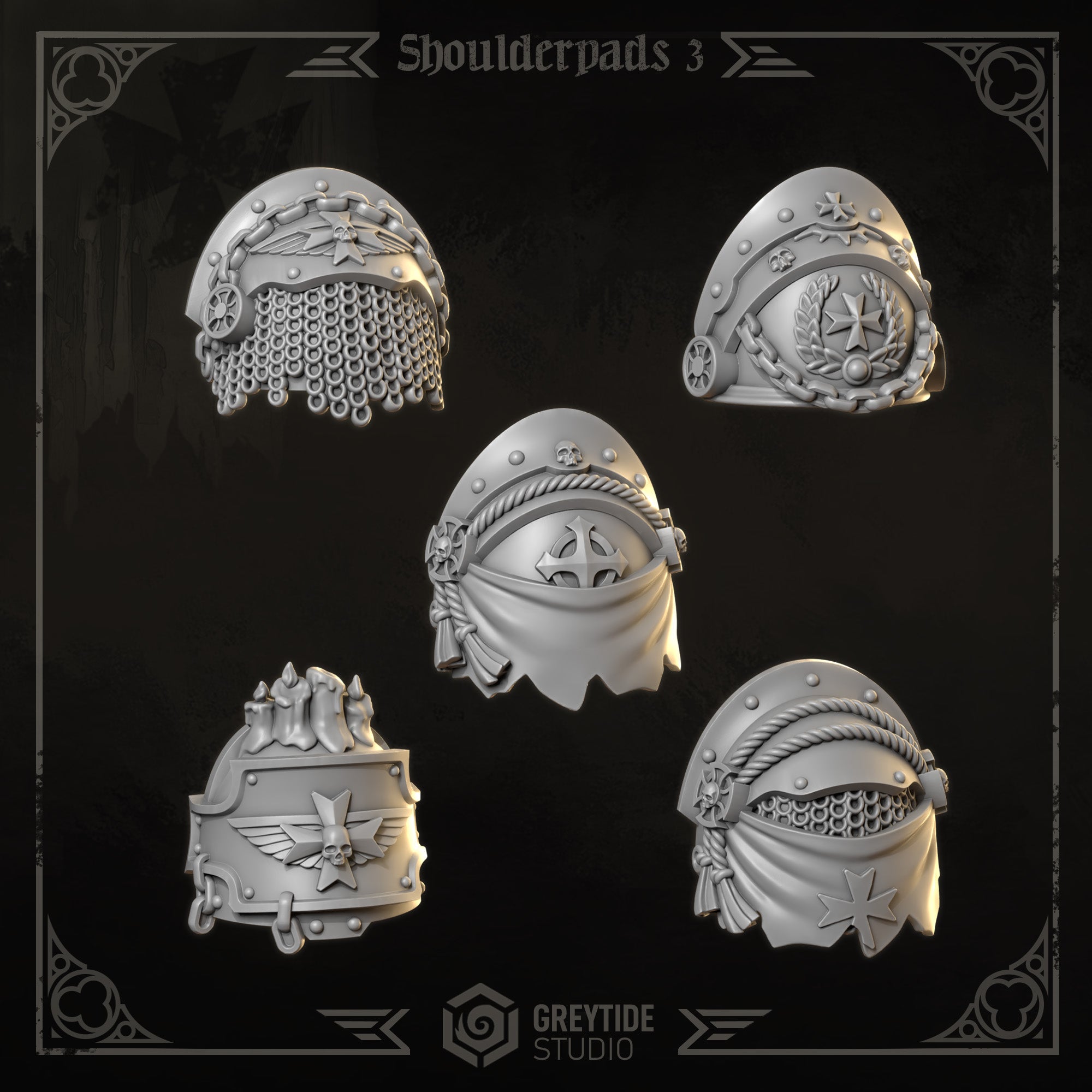 Eternal Crusaders Big Shoulderpads