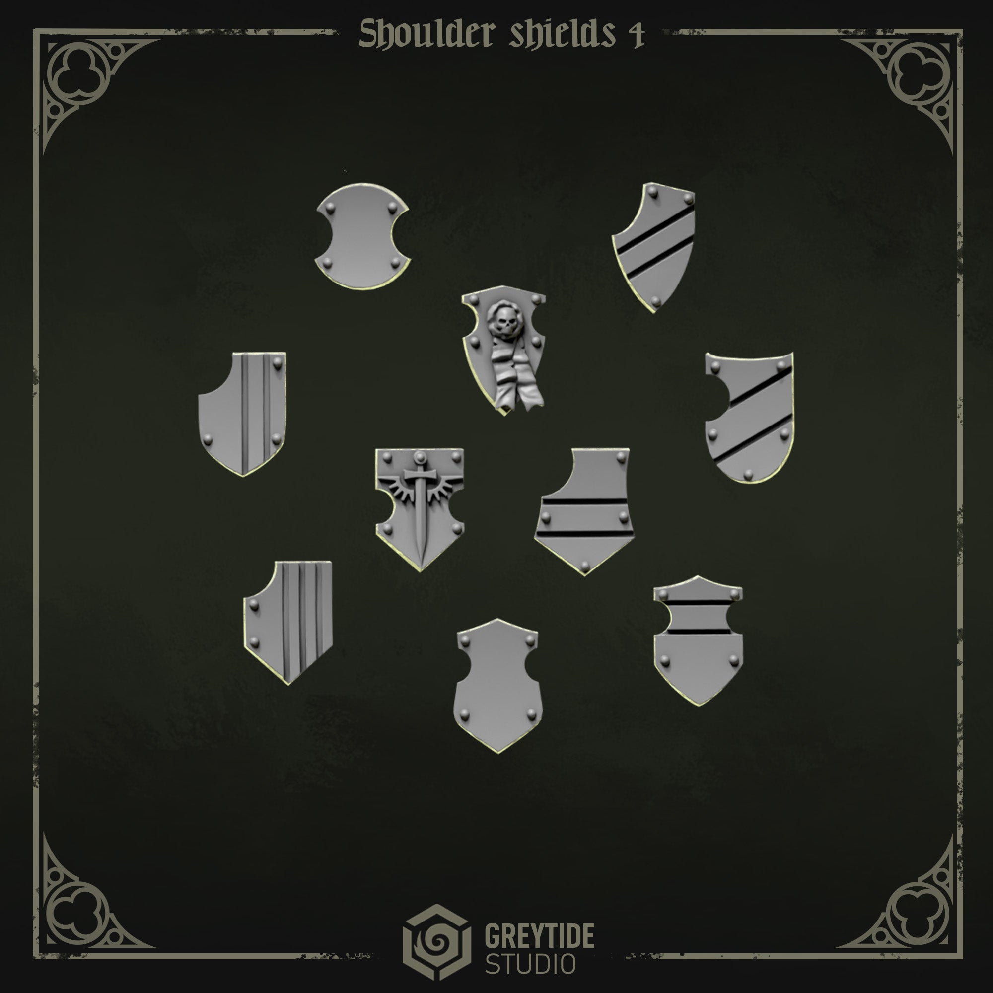 Lions Pride/Eternal Crusaders Shoulder Shields