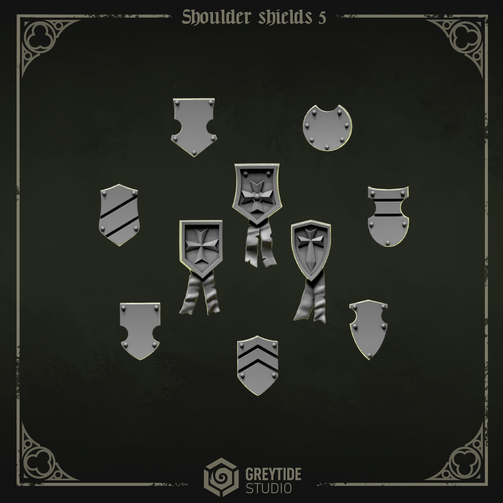 Lions Pride/Eternal Crusaders Shoulder Shields