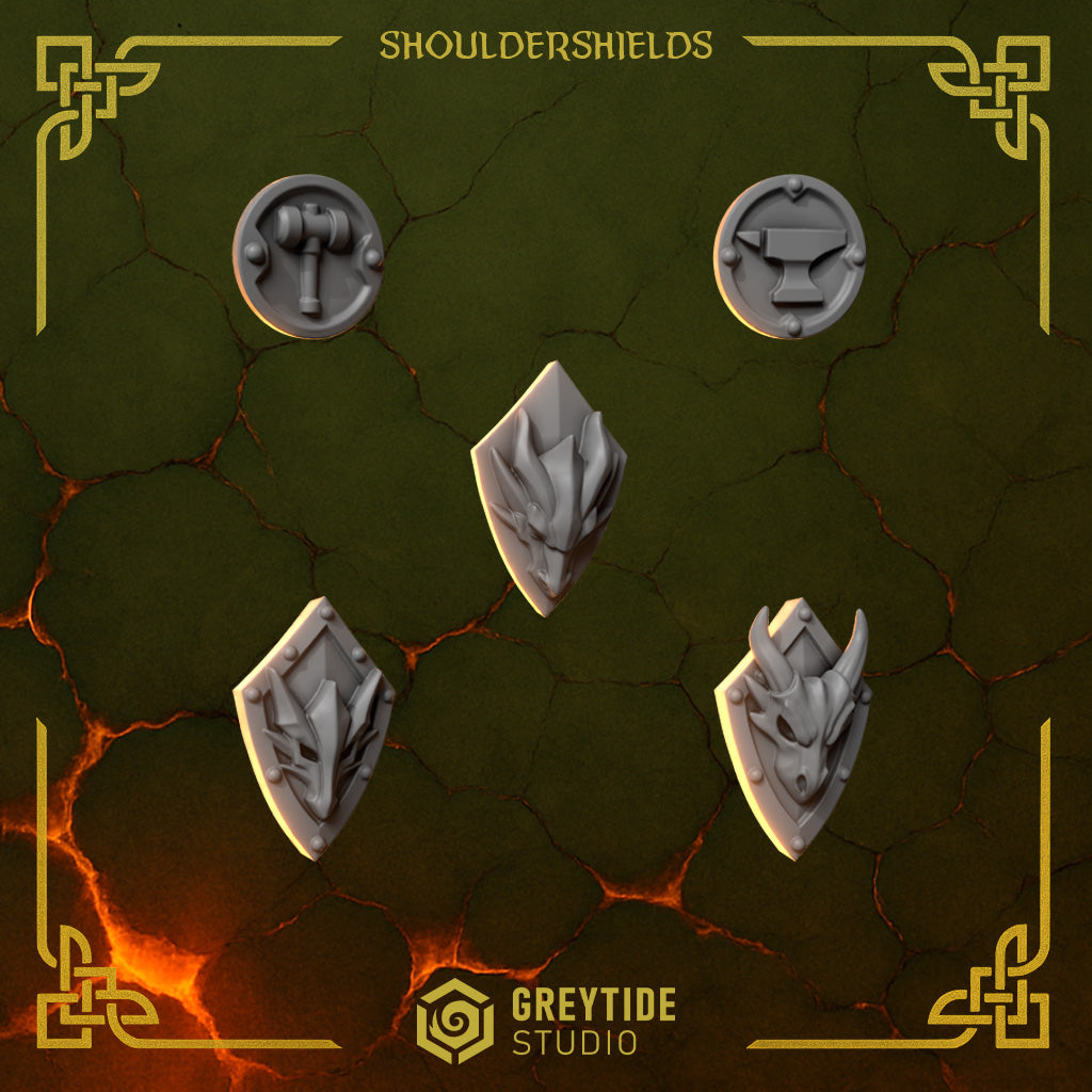 Anvil Wardens Shoulder Shields