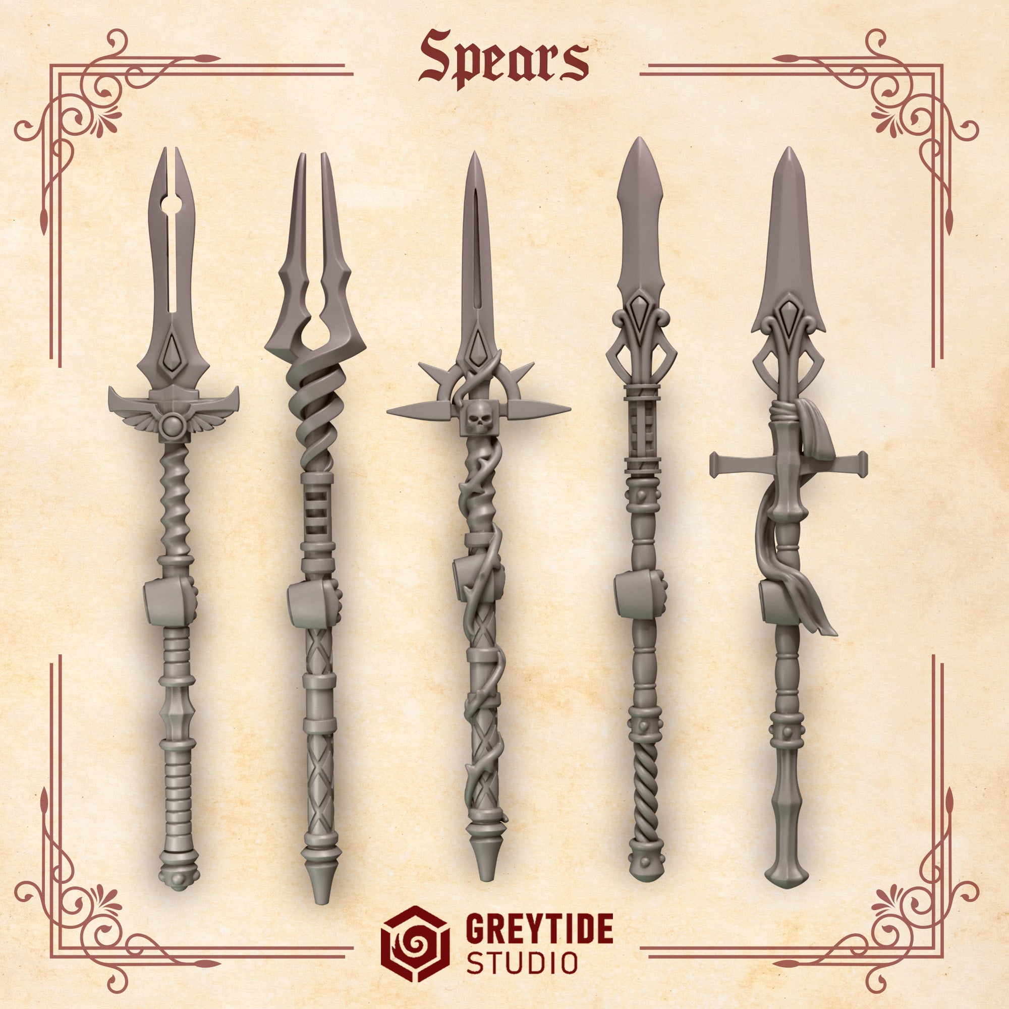 Crimson Lords Spears