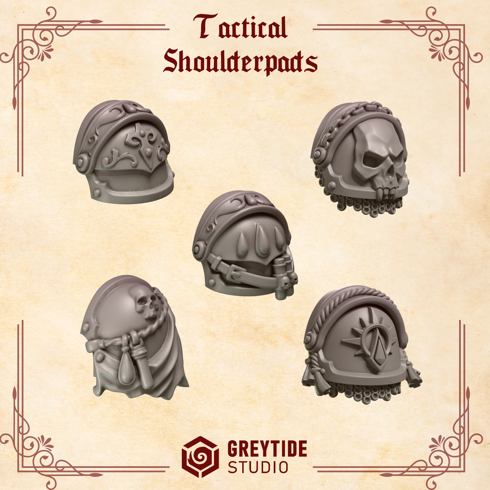 Crimson Lords Tactical Shoulderpads