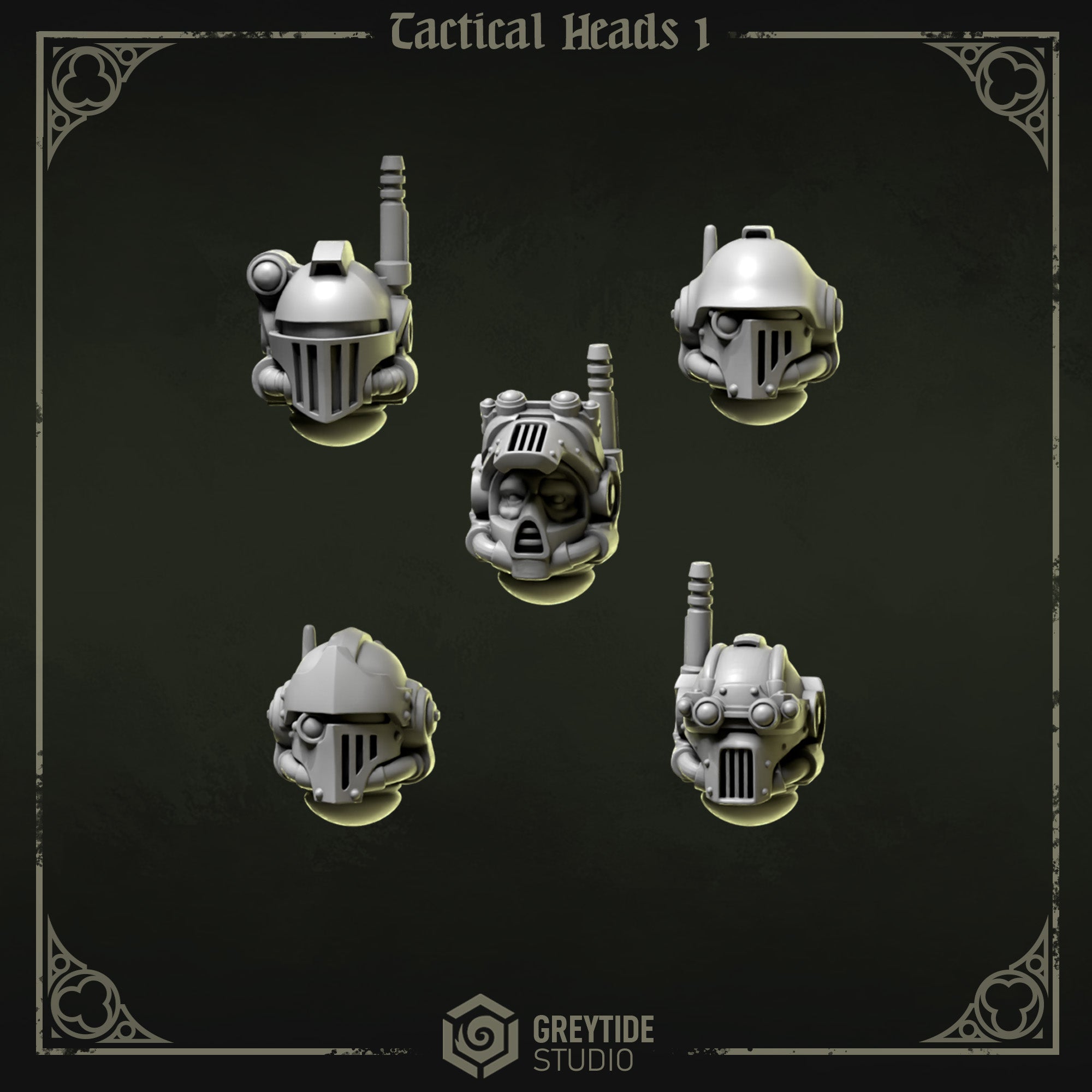 Eternal Crusaders Tactical Heads