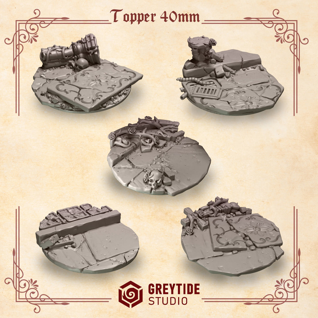 Crimson Lords Base Toppers