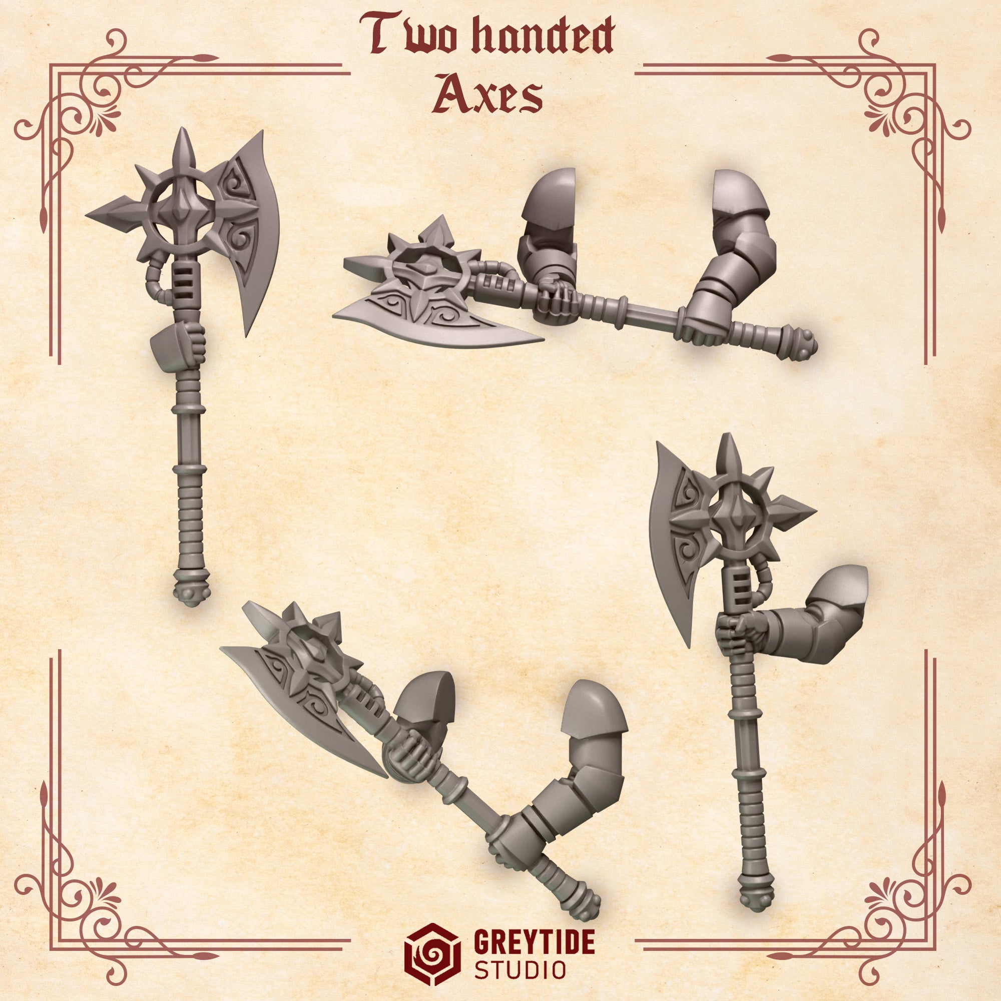 Crimson Lords 2 Handed Weapons