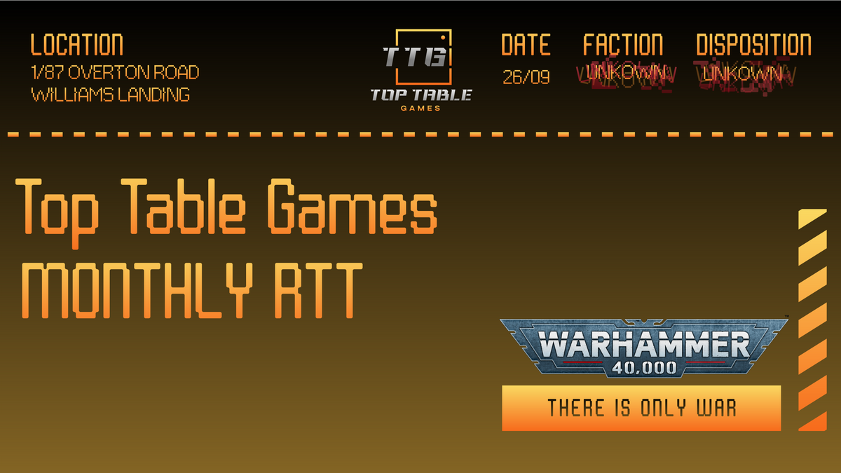 Warhammer 40k Monthly RTT