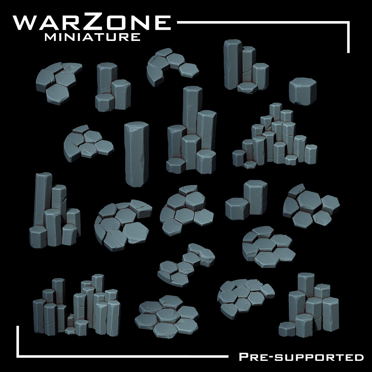 WARZONE - Basalt Rocks